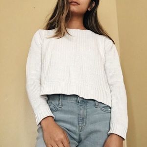 GAP Chunky Crop Top Sweater